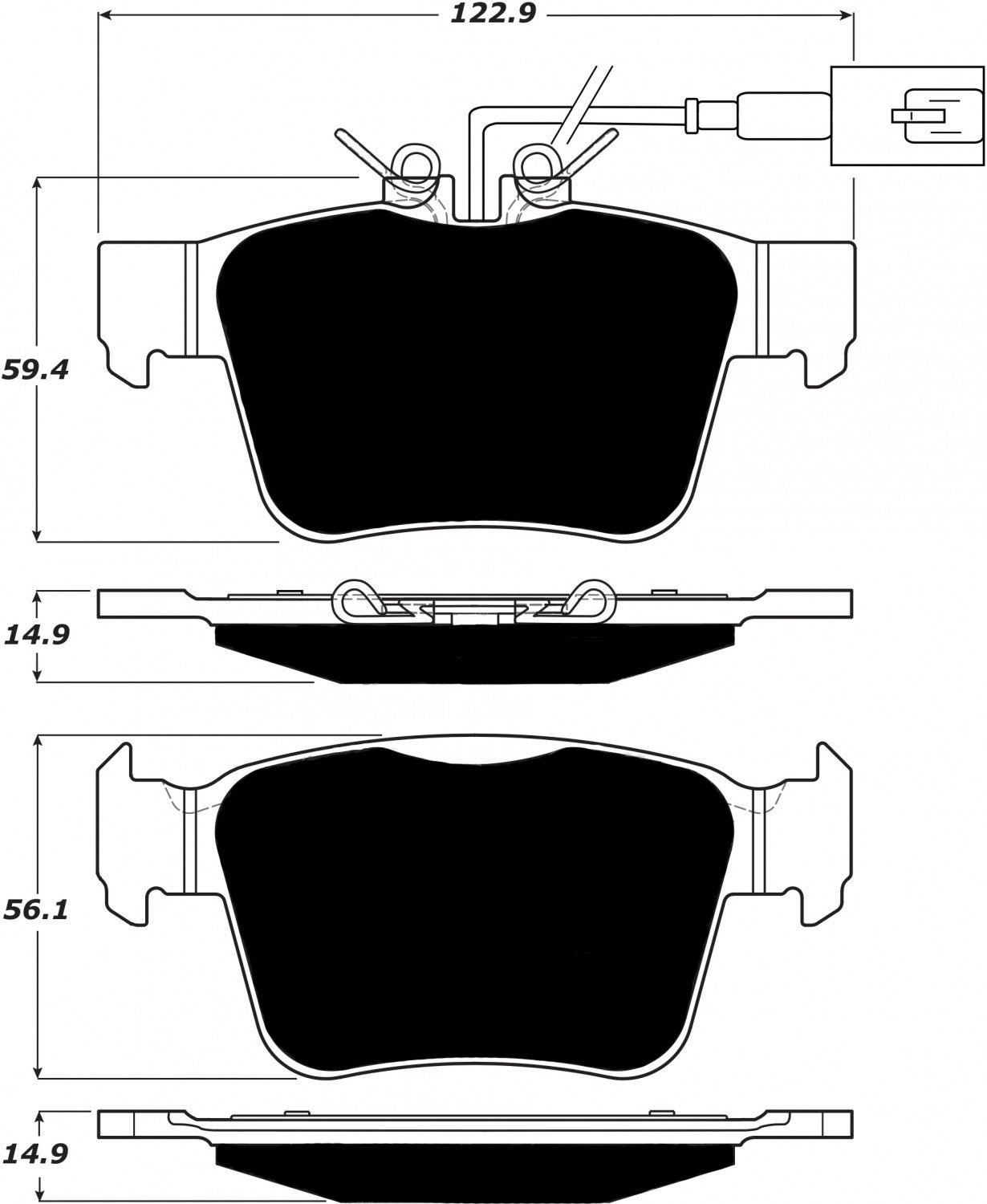 ALFA ROMEO GIULIA/STELVIO (2.0L) - PORTERFIELD R4-S BRAKE PADS