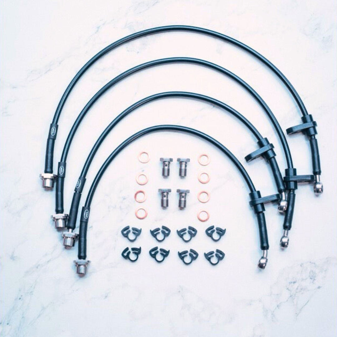 STAINLESS STEEL BRAIDED BRAKE LINE KIT - ALFA ROMEO 4C