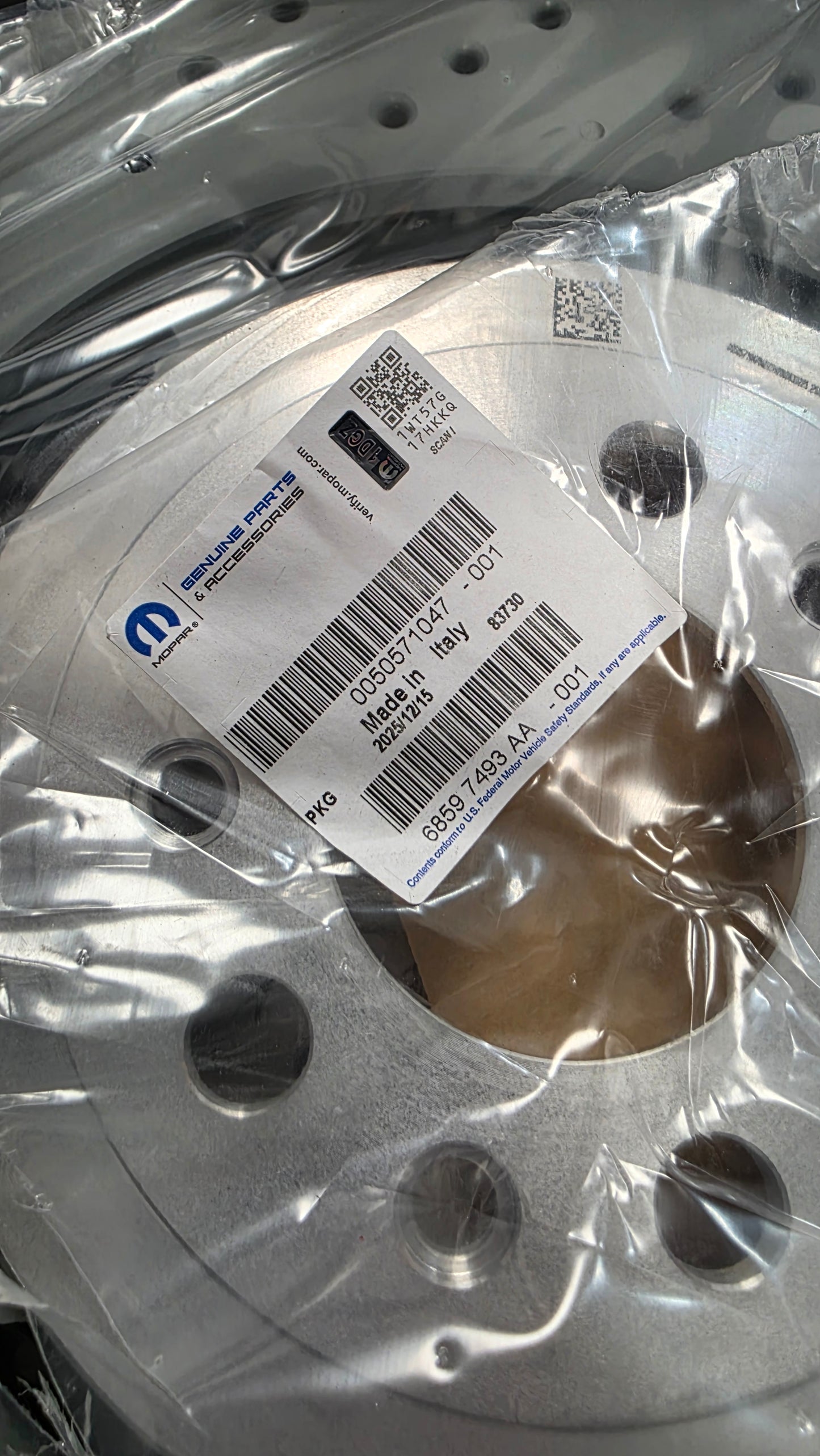 BRAKE ROTORS - ALFA ROMEO GIULIA/STELVIO 2.9L QUADRIFOGLIO FRONT