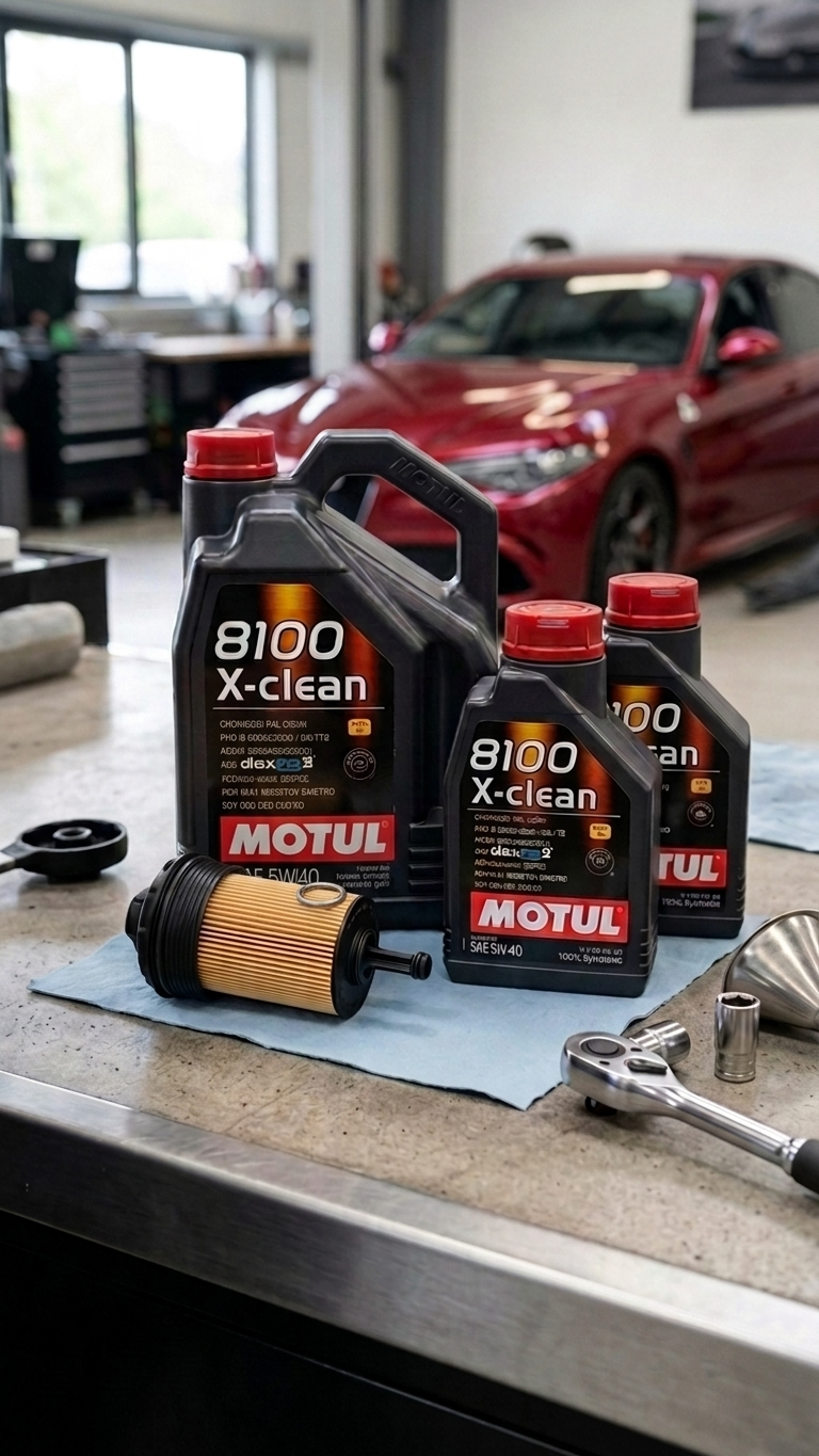 OIL CHANGE KIT - ALFA ROMEO GIULIA/STELVIO 2.9L QUADRIFOGLIO (EARLY PRODUCTION)