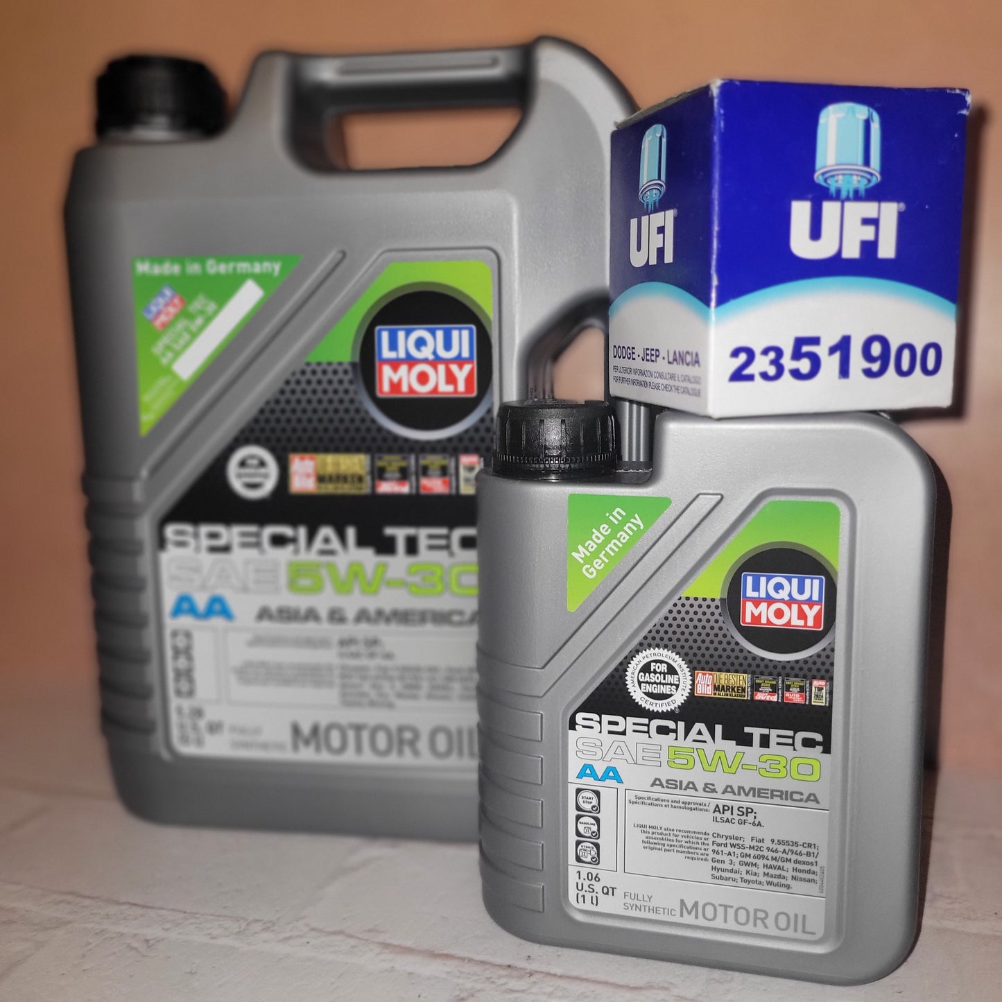 LIQUI MOLY SPECIAL TEC AA 5W-30 OIL SERVICE KIT - ALFA ROMEO GIULIA/STELVIO (2.0L)
