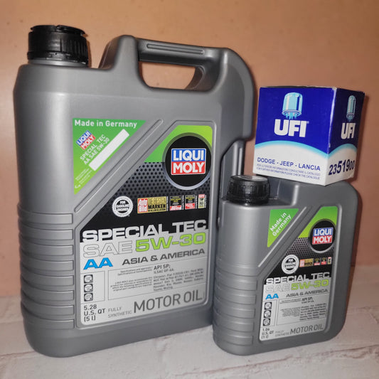 LIQUI MOLY SPECIAL TEC AA 5W-30 OIL SERVICE KIT - ALFA ROMEO GIULIA/STELVIO (2.0L)
