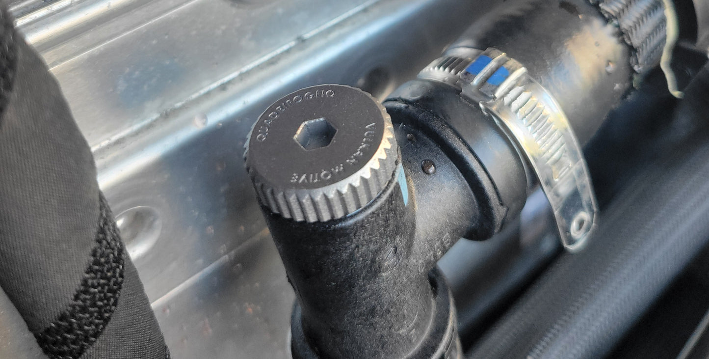 TITANIUM COOLANT BLEED SCREWS (M8/M6) - ALFA ROMEO GIULIA / STELVIO & 4C