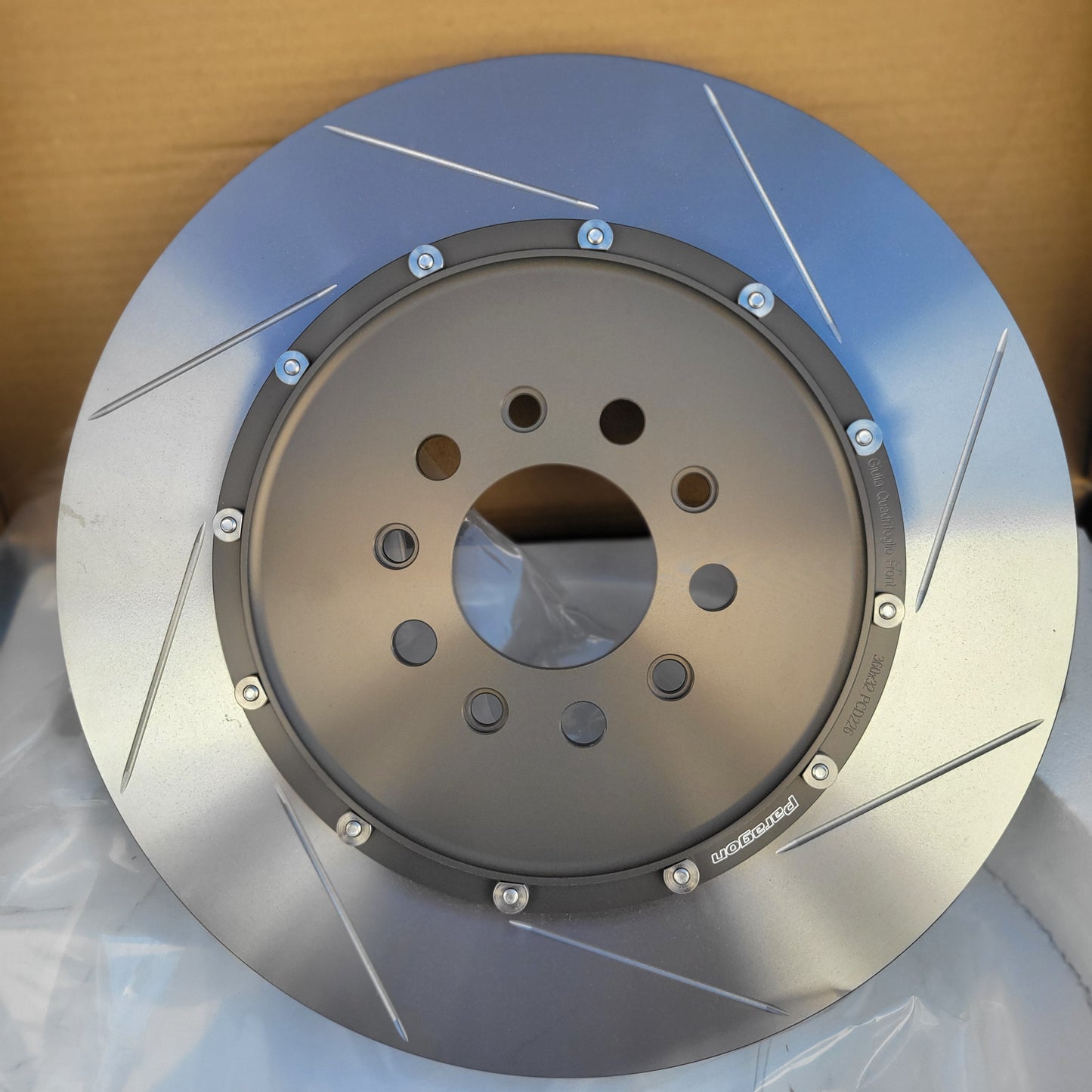 PARAGON 2-PIECE FLOATING STEEL ROTORS (FRONT PAIR) - GIULIA/STELVIO QV