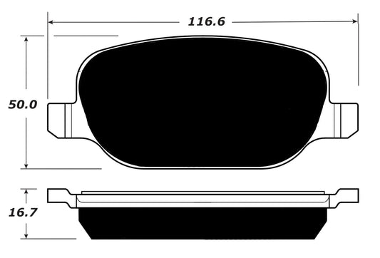 PORTERFIELD R4-S BRAKE PADS - ALFA ROMEO 4C