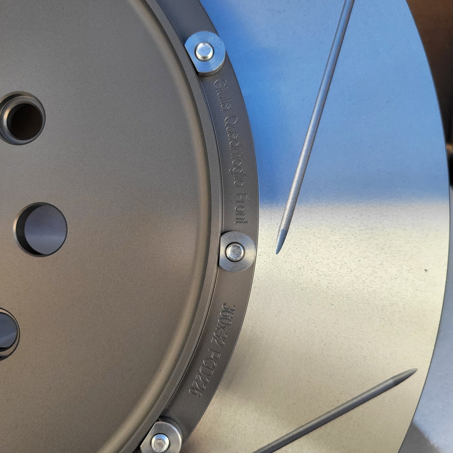 PARAGON 2-PIECE FLOATING STEEL ROTORS (FRONT PAIR) - GIULIA/STELVIO QV