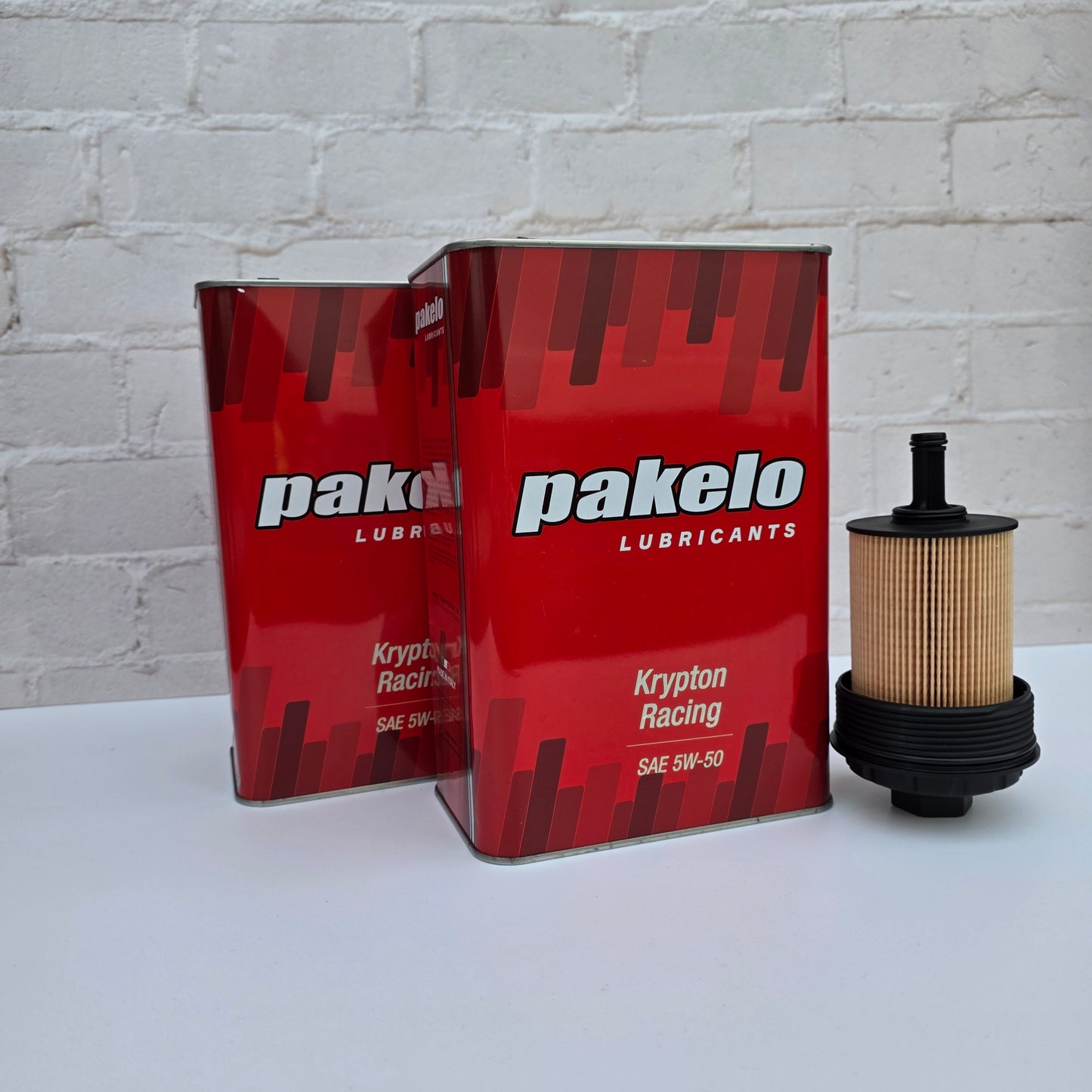 PAKELO KRYPTON RACING 5W-50 OIL SERVICE KIT - ALFA ROMEO GIULIA/STELVIO QV *EARLY PRODUCTION*